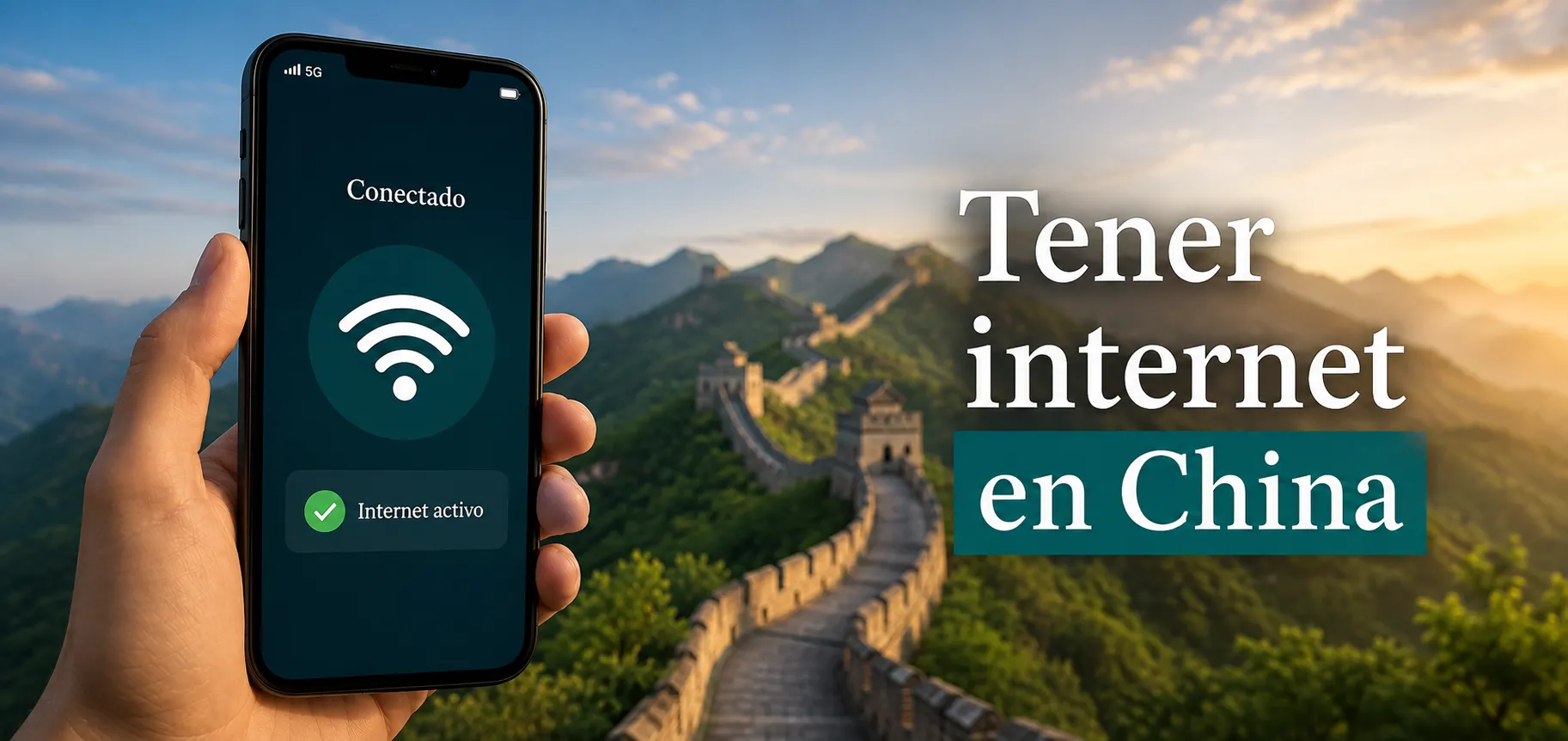 Celular con apps chinas para viajar en China