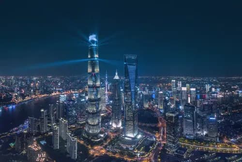 Entrada al mirador de Shanghai Tower