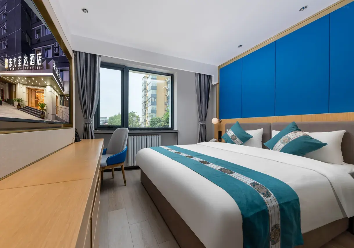 Room at the East Sacred Hotel in Wangfujing, Beijing