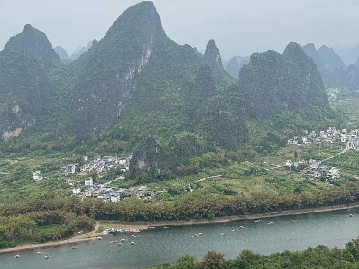 Guilin, paisaje kárstico y río Li