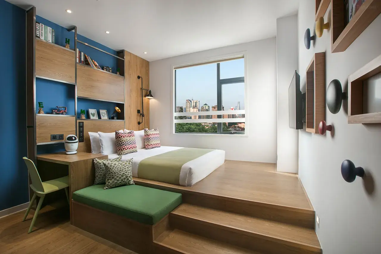 Habitación del Campanile Hotel, en Jing'an, Shanghái