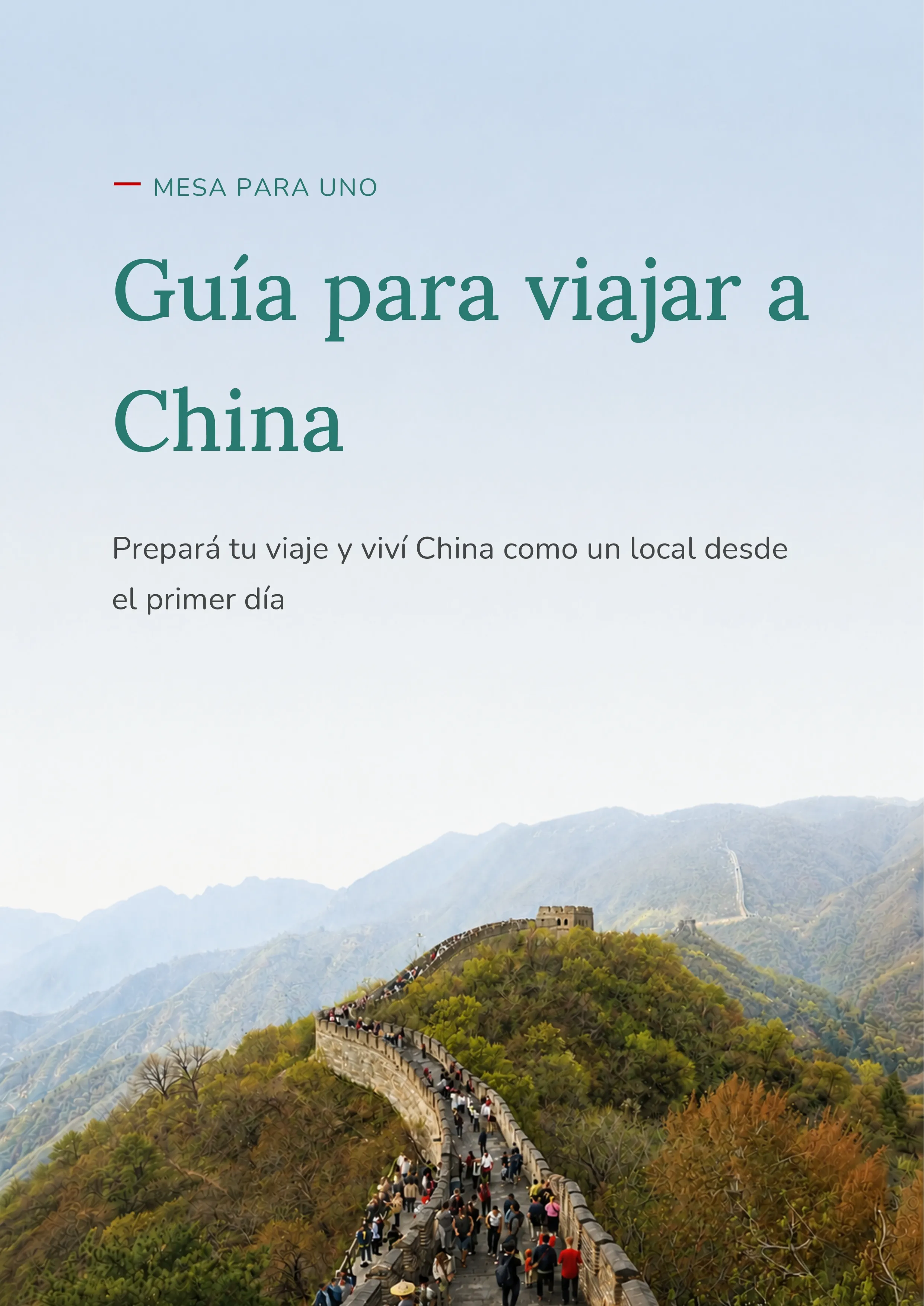 Portada de la guía de viaje a China